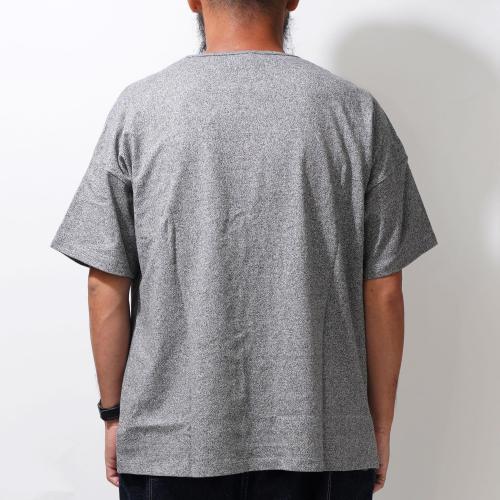 WIDE PK TEE／H/C JERSEY（BLACK HEATHER）