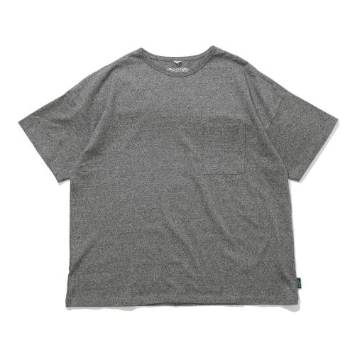 WIDE PK TEE／H/C JERSEY（BLACK HEATHER）