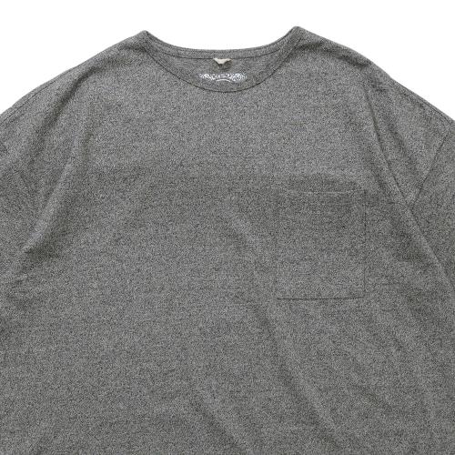 WIDE PK TEE／H/C JERSEY（BLACK HEATHER）