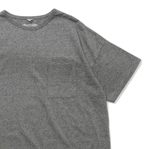 WIDE PK TEE／H/C JERSEY（BLACK HEATHER）