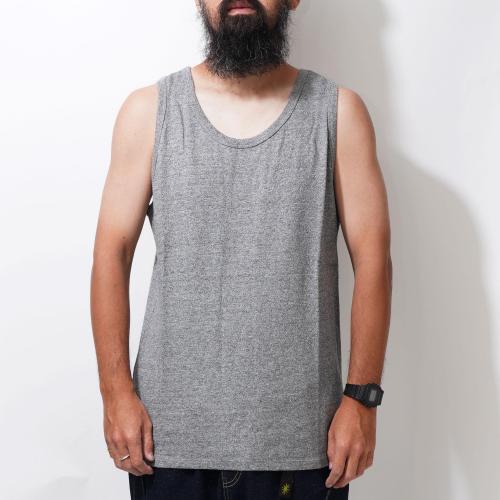 FINE DAY TANK TOP／H/C JERSEY（BLACK HEATHER）