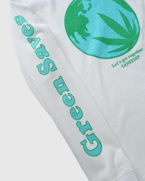 SAVES THE EARTH LONG SLEEVE TEE