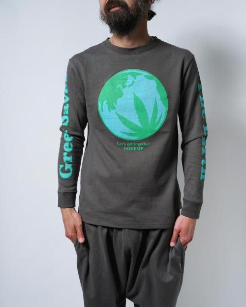 SAVES THE EARTH LONG SLEEVE TEE