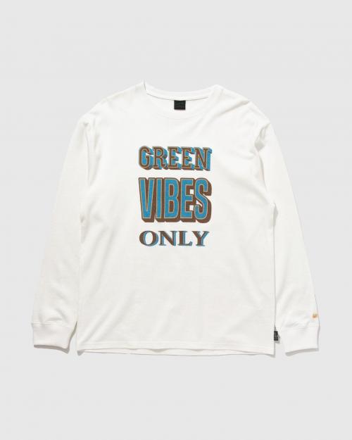 GREEN VIBES ONLY LONG SLEEVE TEE