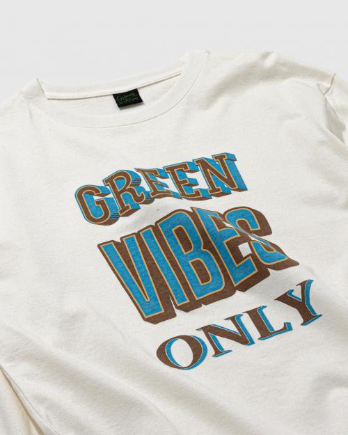 GREEN VIBES ONLY LONG SLEEVE TEE