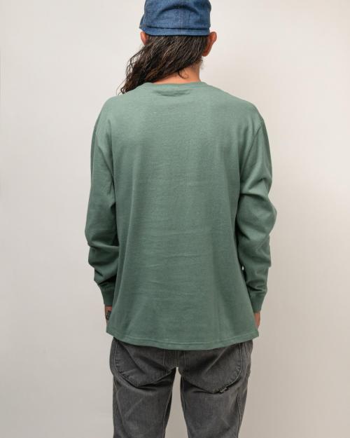 GREEN VIBES ONLY LONG SLEEVE TEE