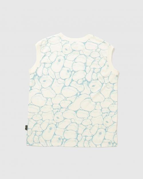 NO SLEEVE SLIT TEE