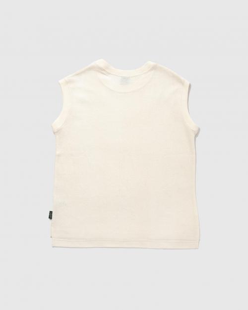 NO SLEEVE SLIT TEE