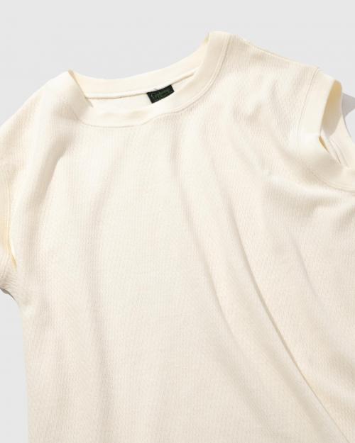 NO SLEEVE SLIT TEE