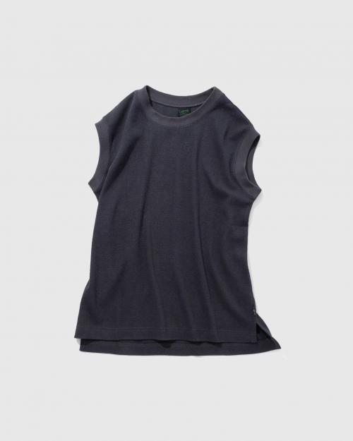 NO SLEEVE SLIT TEE