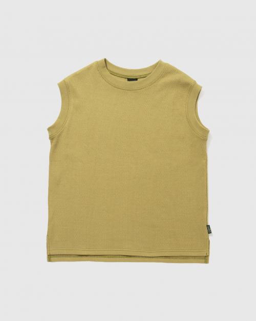 NO SLEEVE SLIT TEE