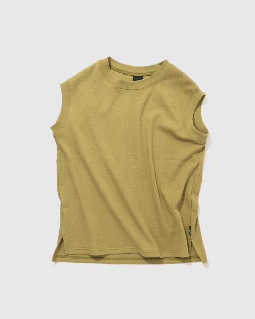 NO SLEEVE SLIT TEE