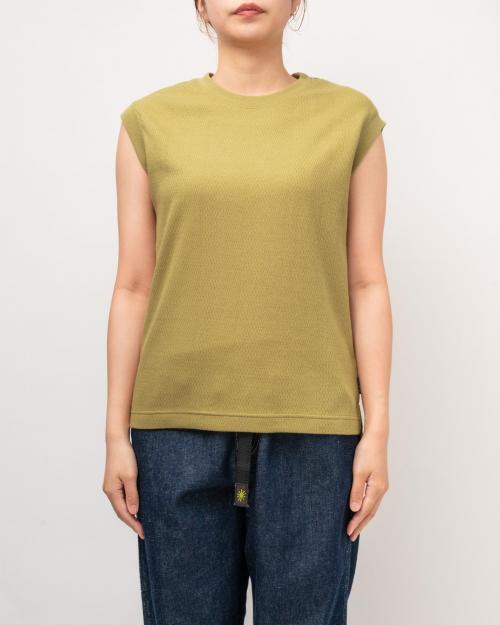 NO SLEEVE SLIT TEE
