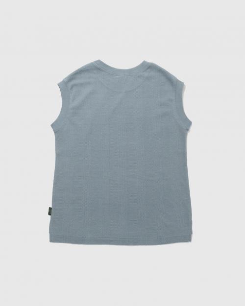 NO SLEEVE SLIT TEE