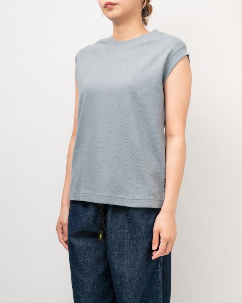 NO SLEEVE SLIT TEE