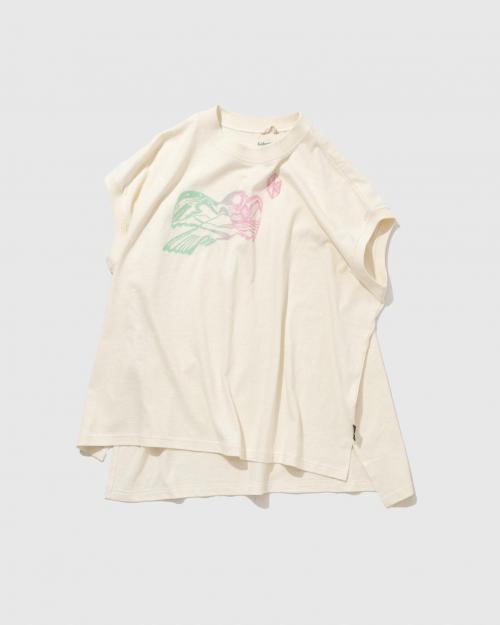 鳥 HONEY SLEEVE-LES TEE