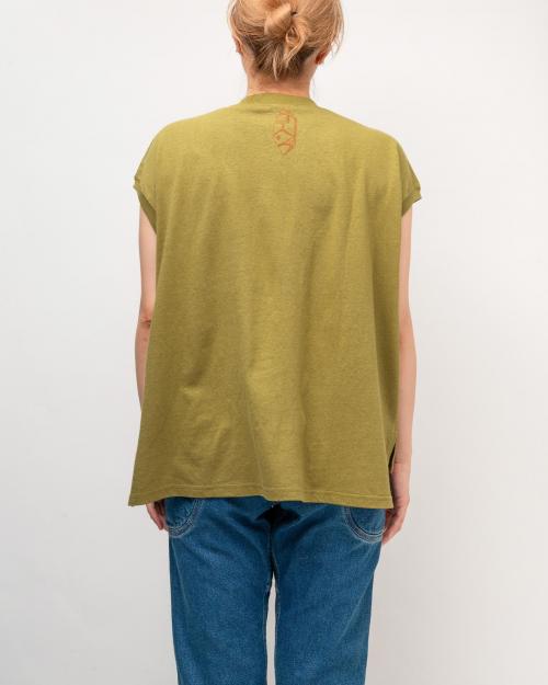 鳥 HONEY SLEEVE-LES TEE
