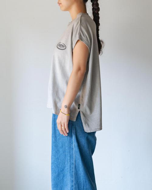 JAPAN TRADITIONAL HEMP HONEY SLEEVE-LES TEE