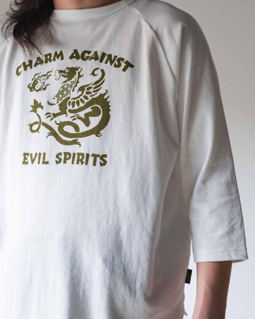 EVIL SPIRITS WIDE BASEBALL TEE