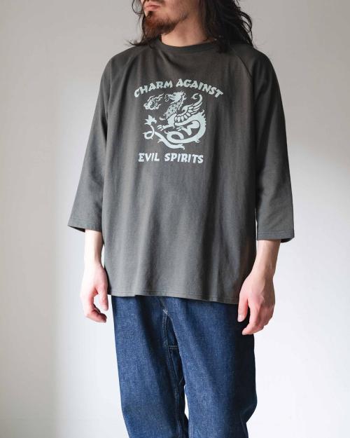 EVIL SPIRITS WIDE BASEBALL TEE
