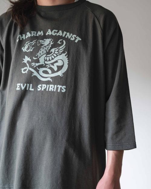 EVIL SPIRITS WIDE BASEBALL TEE