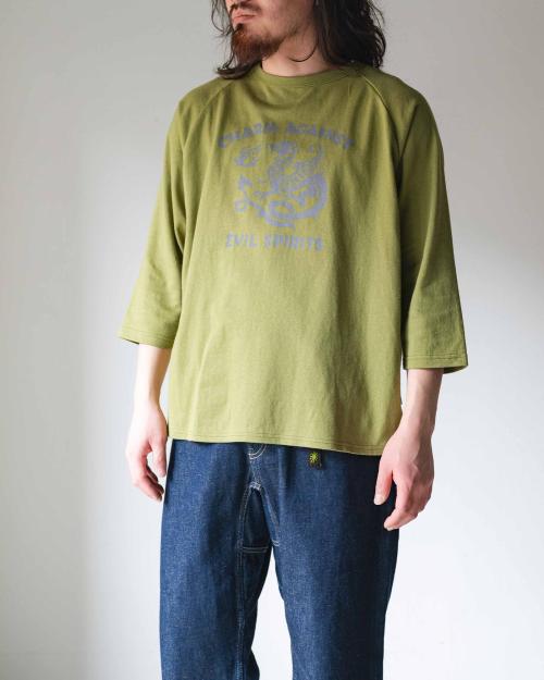 EVIL SPIRITS WIDE BASEBALL TEE