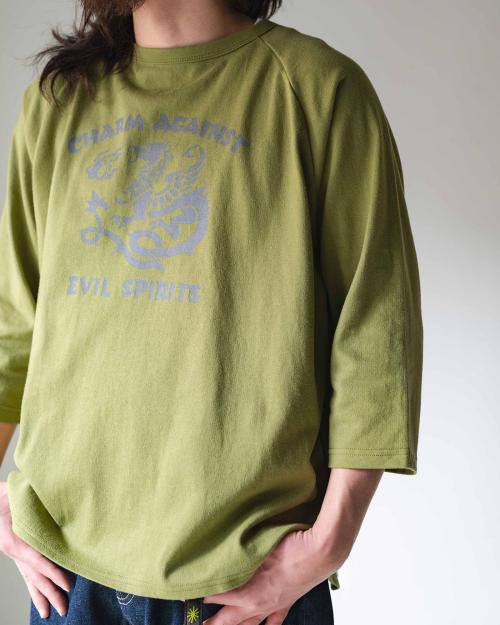 EVIL SPIRITS WIDE BASEBALL TEE
