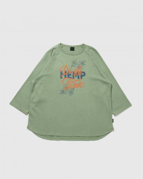 THINK HEMP WIDE BASEBALL TEE