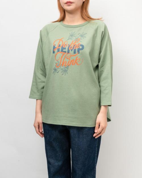 THINK HEMP WIDE BASEBALL TEE