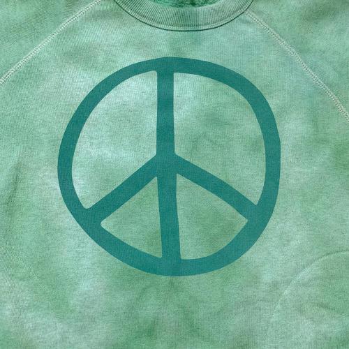 MELT INTO PEACE CREW SWEAT／GOHEMP×DEAD  DYE