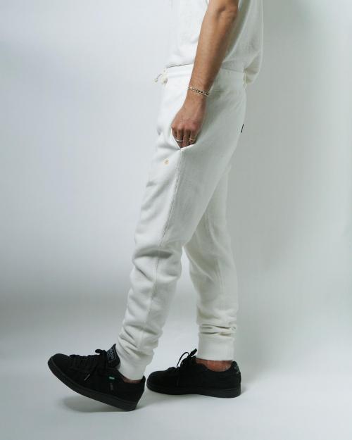 SLIM RIB HEMP SWEAT PANTS