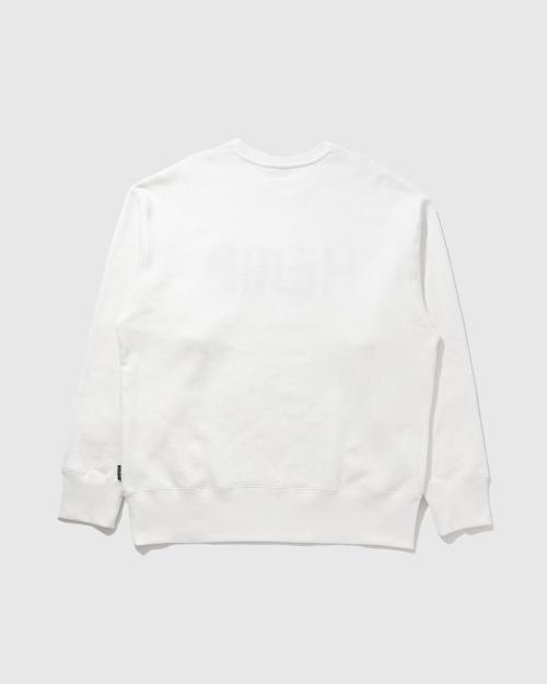 CROSS STITCH HEMP CREW SWEAT