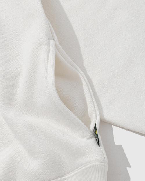 CROSS STITCH HEMP CREW SWEAT
