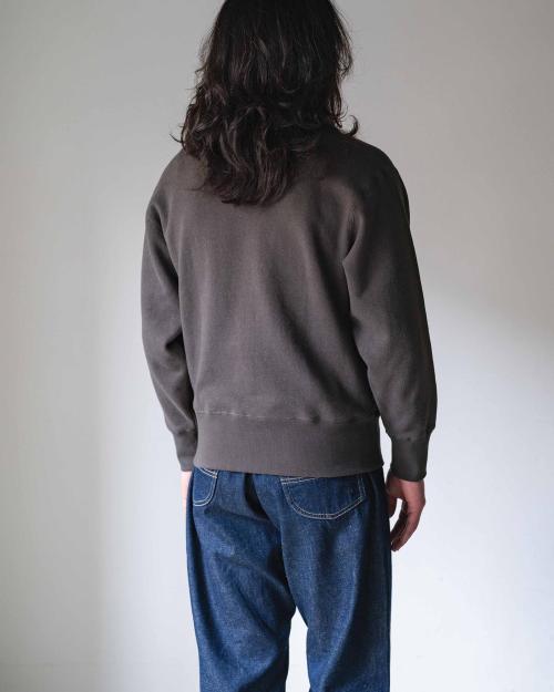 CROSS STITCH HEMP CREW SWEAT