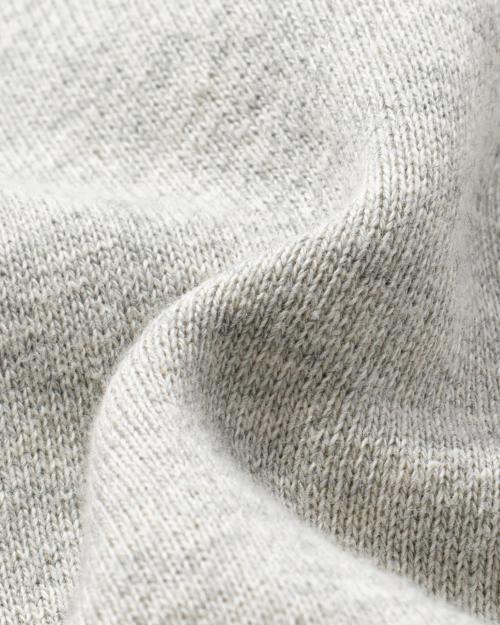 CROSS STITCH HEMP CREW SWEAT