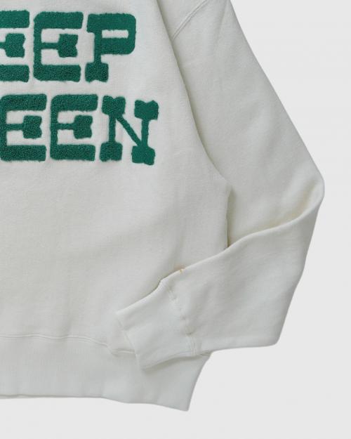 KEEP GREEN CREW SWEAT