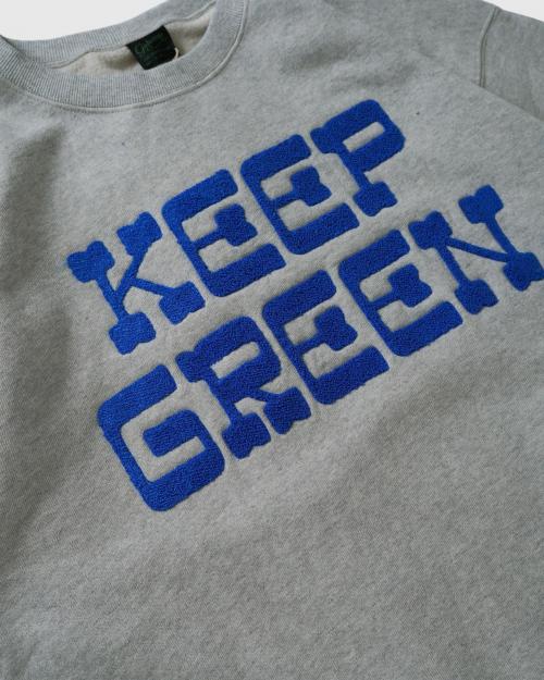 KEEP GREEN CREW SWEAT