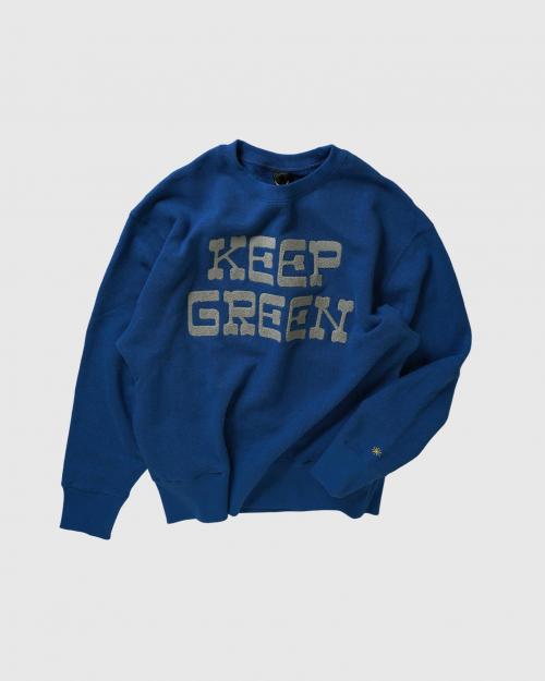 KEEP GREEN CREW SWEAT