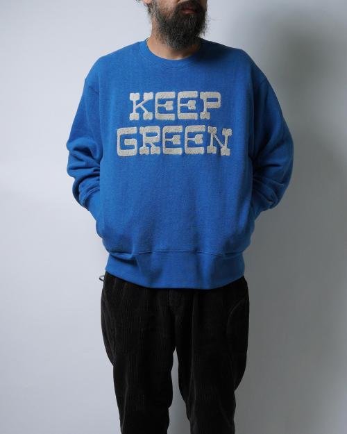 KEEP GREEN CREW SWEAT