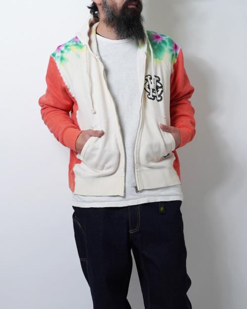 ZIP UP PARKA - GH TIE DYE REUSE