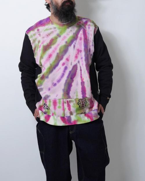 CREW SWEAT - TIE DYE REUSE