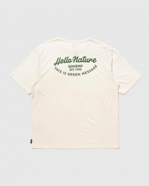 GREEN MESSAGE WIDE FITS TEE