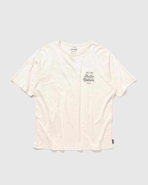 GREEN MESSAGE WIDE FITS TEE