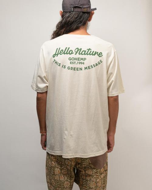 GREEN MESSAGE WIDE FITS TEE