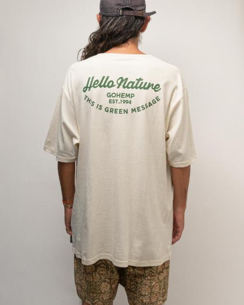 GREEN MESSAGE WIDE FITS TEE