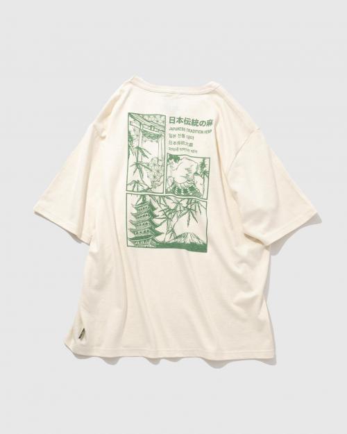 日本伝統大麻 WIDE FITS TEE