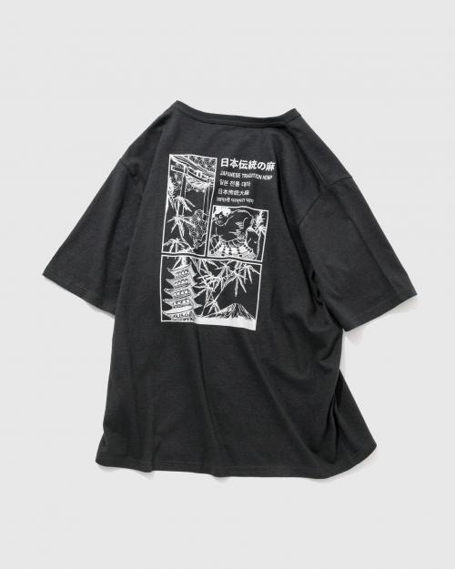 日本伝統大麻 WIDE FITS TEE