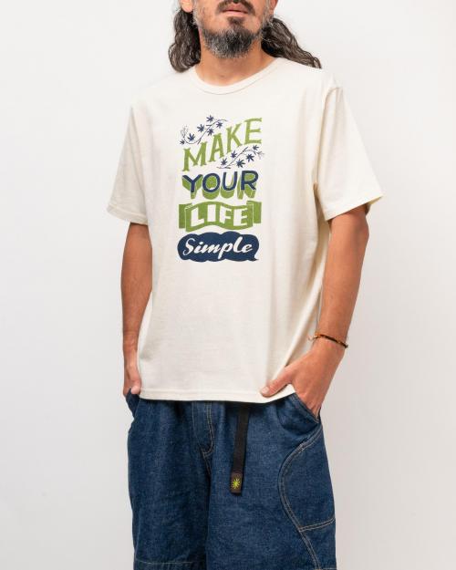 MAKE LIFE SIMPLE WIDE FITS TEE