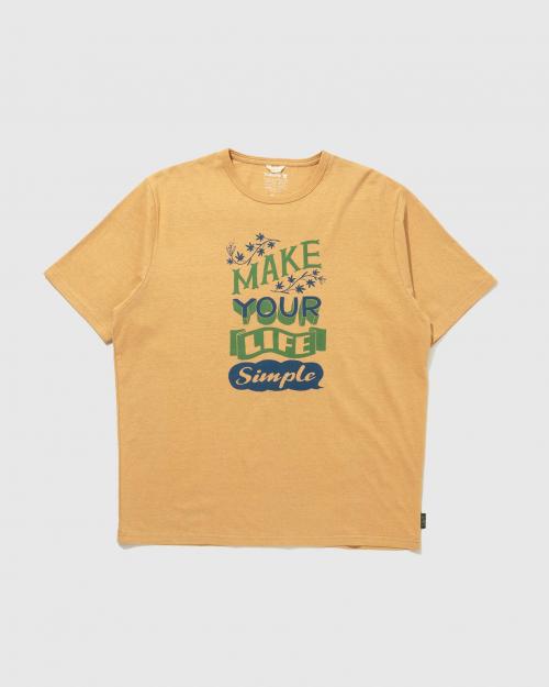 MAKE LIFE SIMPLE WIDE FITS TEE