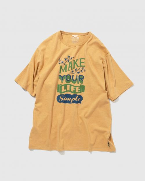 MAKE LIFE SIMPLE WIDE FITS TEE